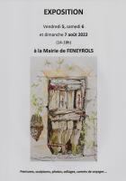 Exposition à Féneyrols (82) , francine D'oliveira Rezende artiste peintre