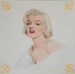 Huile sur toile 80x80 cm:
Sublime Marilyn.